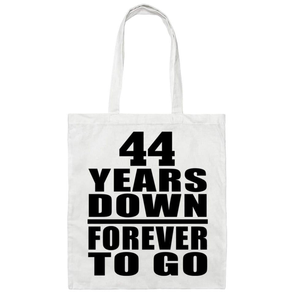 44th Anniversary 44 Years Down Forever to Go - Tote Bag White