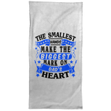 The Smallest Hands Make The Biggest Mark On Dad's Heart - Hand Towel