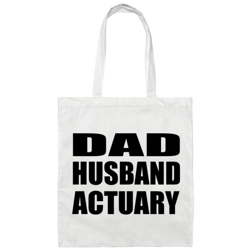 Dad Husband Actuary - Tote Bag White