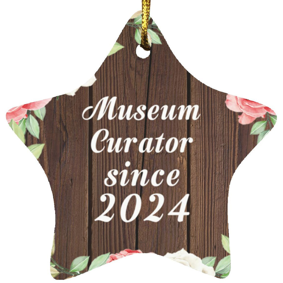 Museum Curator Since 2024 - Star Ornament A