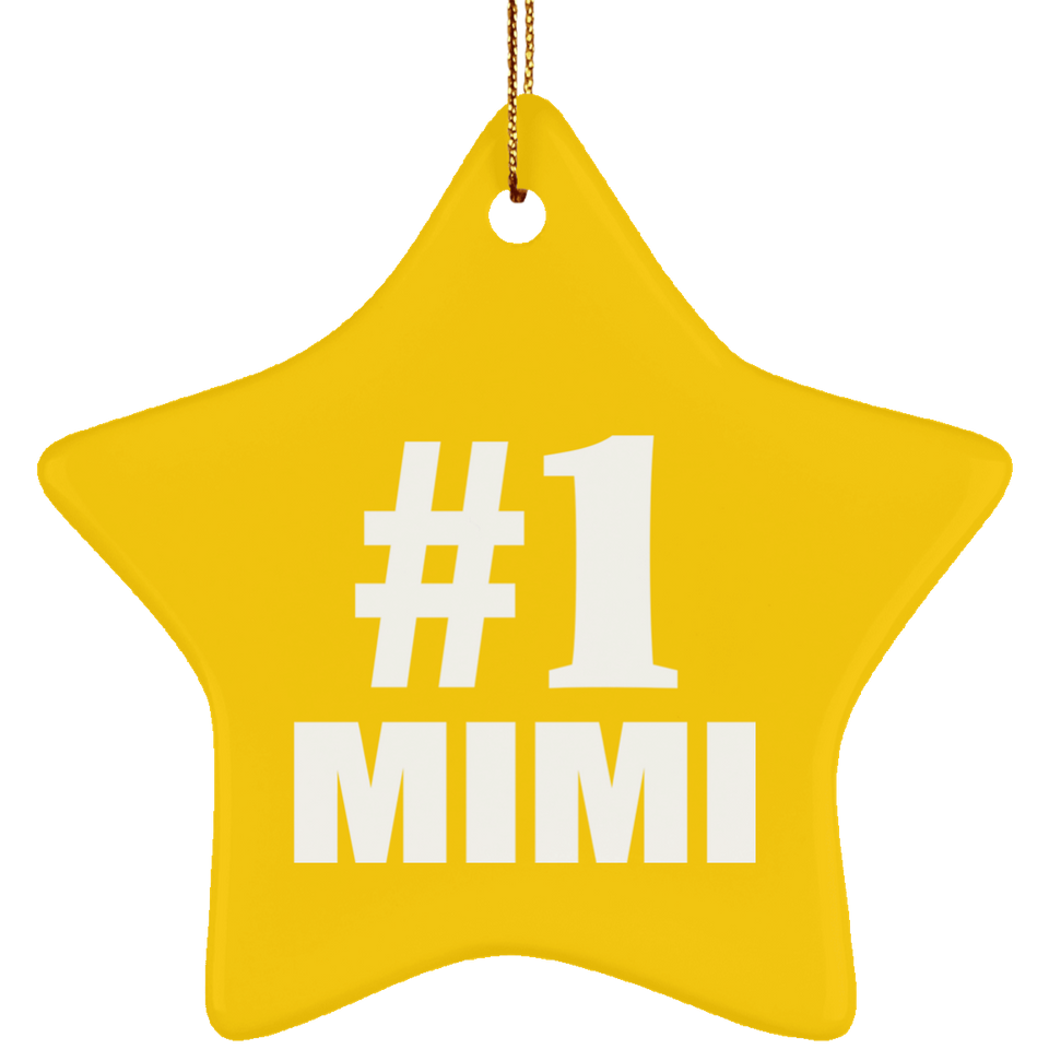 Number One #1 Mimi - Star Ornament