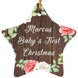 Marcus Baby's First Christmas - Star Ornament A