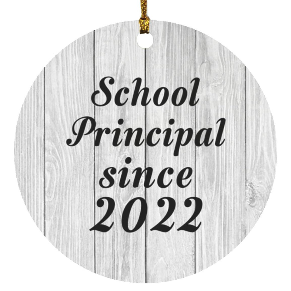 School Principal Since 2022 - Circle Ornament F