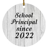 School Principal Since 2022 - Circle Ornament F