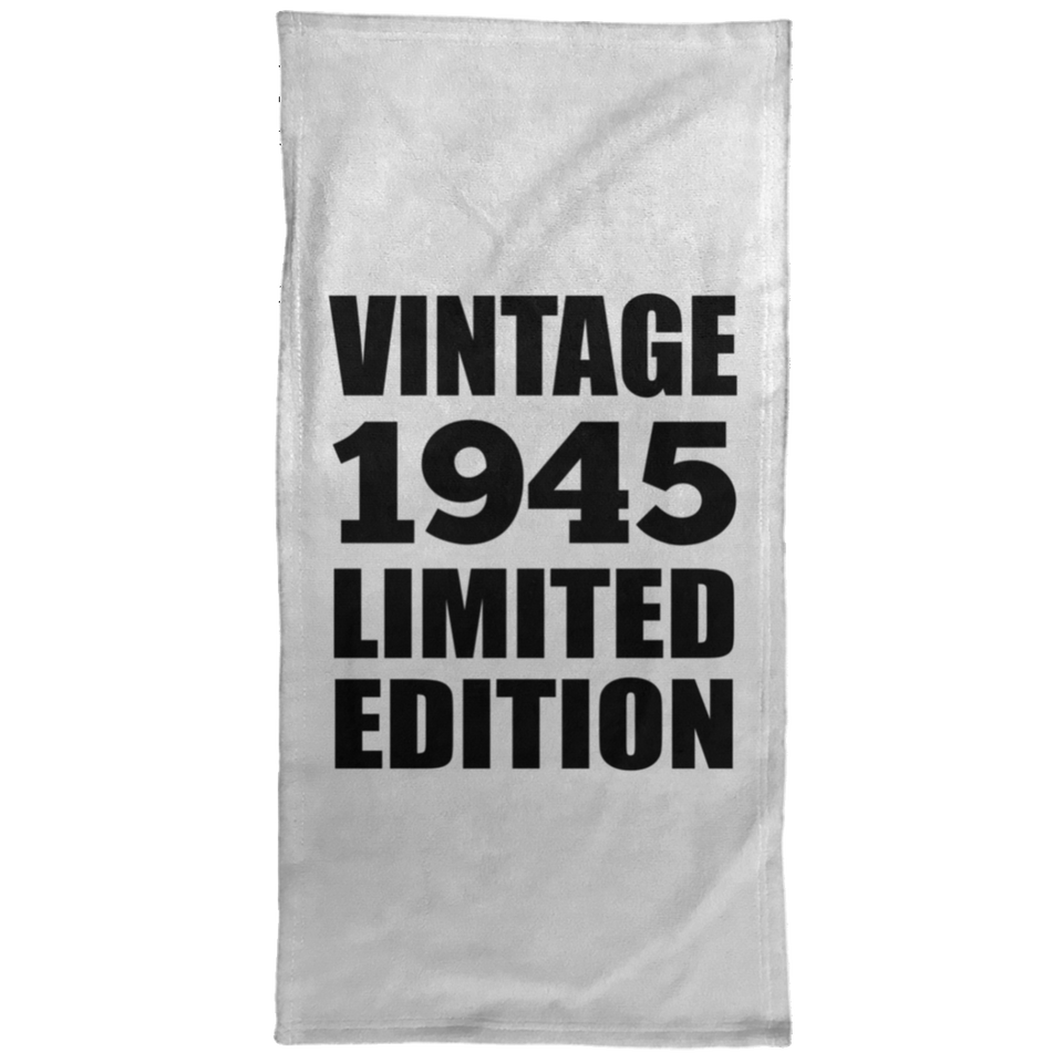 79th Birthday Vintage 1945 Limited Edition - Hand Towel