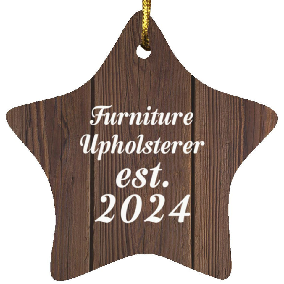 Furniture Upholsterer Established Est. 2024 - Star Ornament D