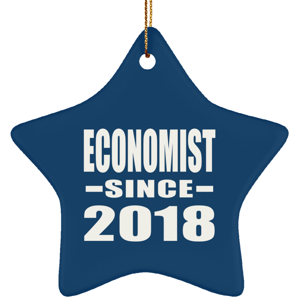 Economist Since 2018 - Star Ornament