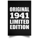 83rd Birthday Original 1941 Limited Edition - Poster Portrait