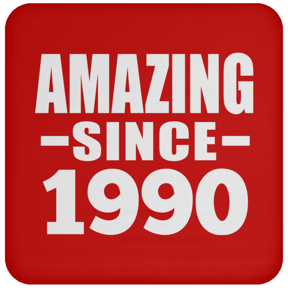 34th Birthday Amazing Since 1990 - Drink Coaster