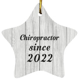 Chiropractor Since 2022 - Star Ornament F