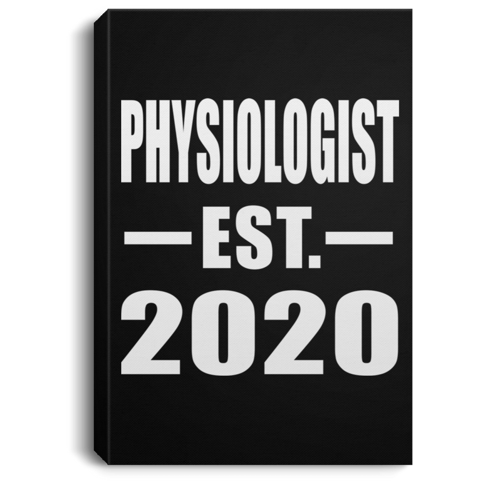 Physiologist Established EST. 2020 - Canvas Portrait