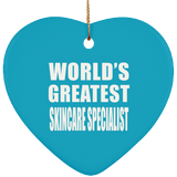 World's Greatest Skincare Specialist - Heart Ornament