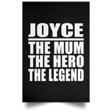 Joyce The Mum The Hero The Legend - Poster Portrait