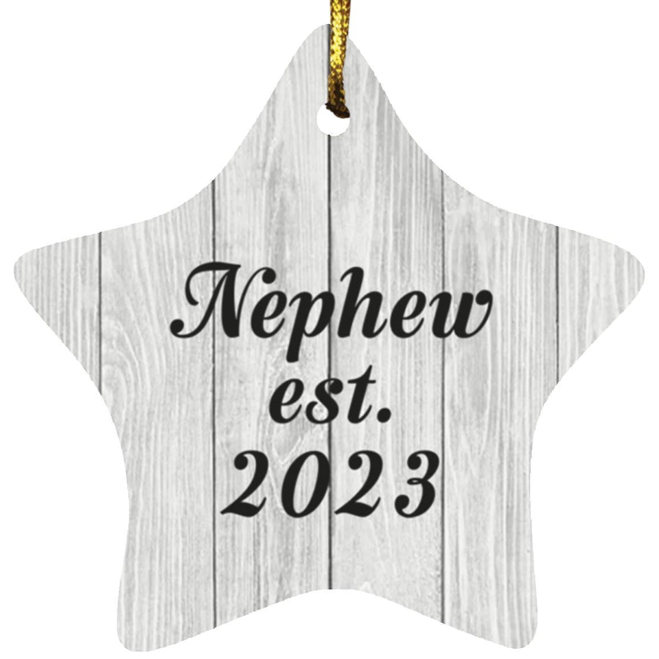 Nephew Established Est. 2023 - Star Ornament F