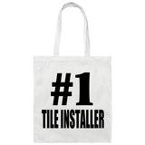 Number One #1 Tile Installer - Tote Bag White