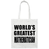 World's Greatest Mathematician - Tote Bag White