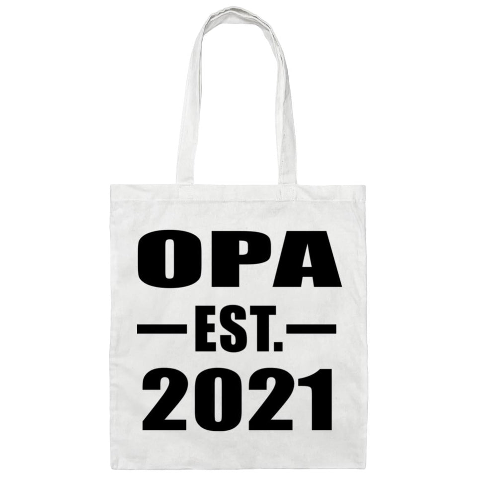 Opa Established EST. 2021 - Tote Bag White