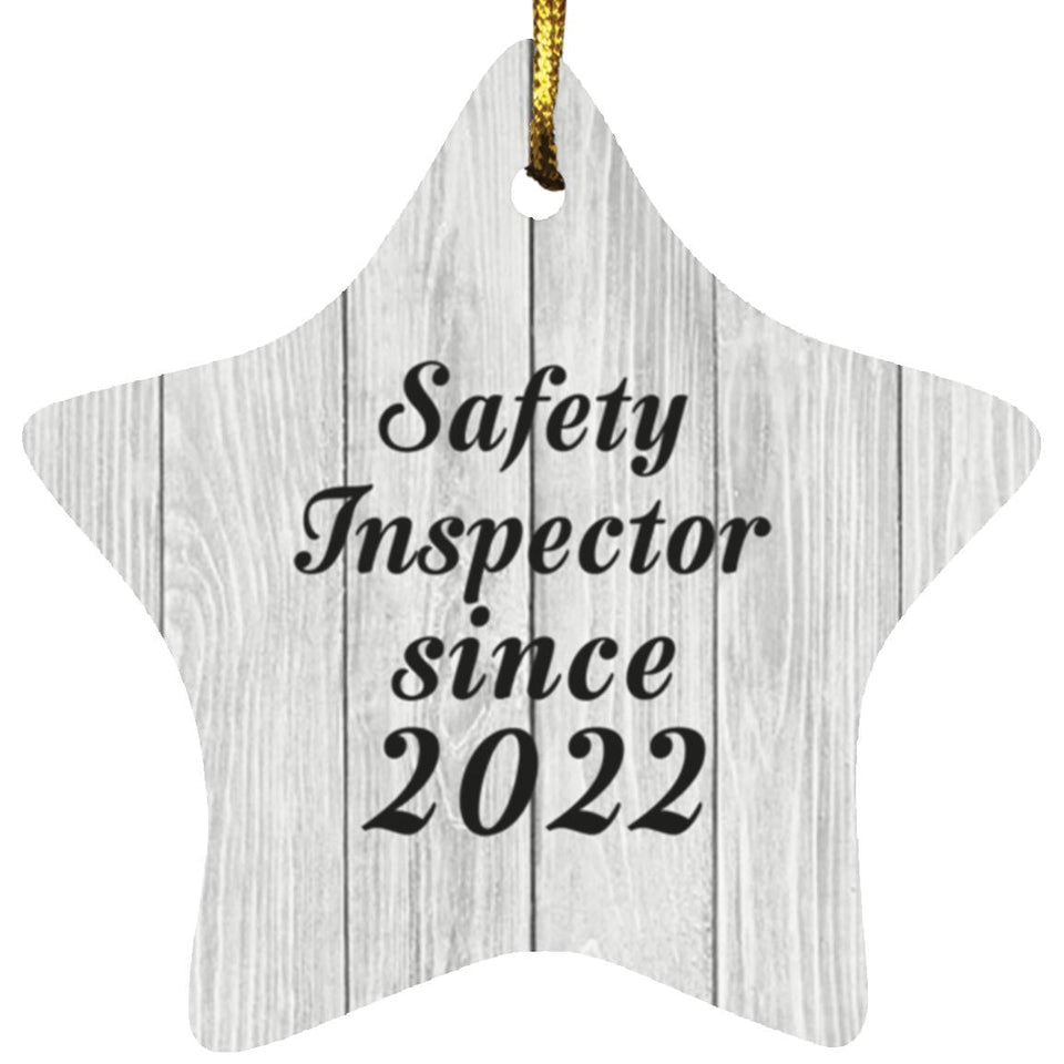 Safety Inspector Since 2022 - Star Ornament F