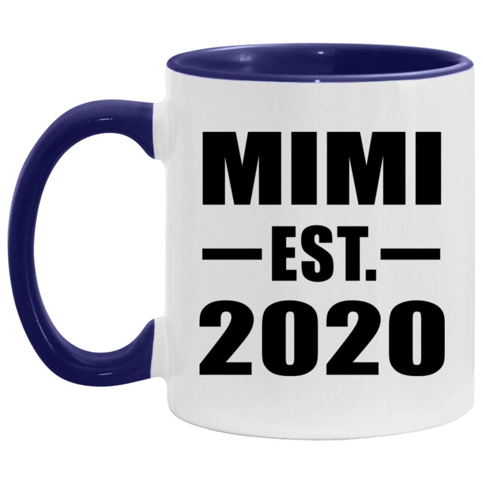 Mimi Established EST. 2020 - 11oz Accent Mug Purple