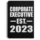 Corporate Executive Established EST. 2023 - Canvas Portrait