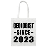 Geologist Since 2023 - Tote Bag White