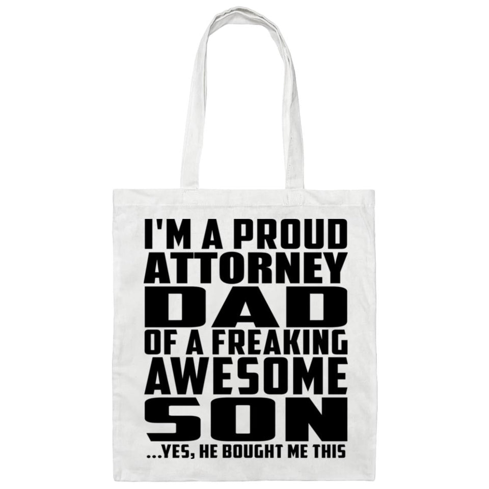 Proud Attorney Dad Of Awesome Son - Tote Bag White