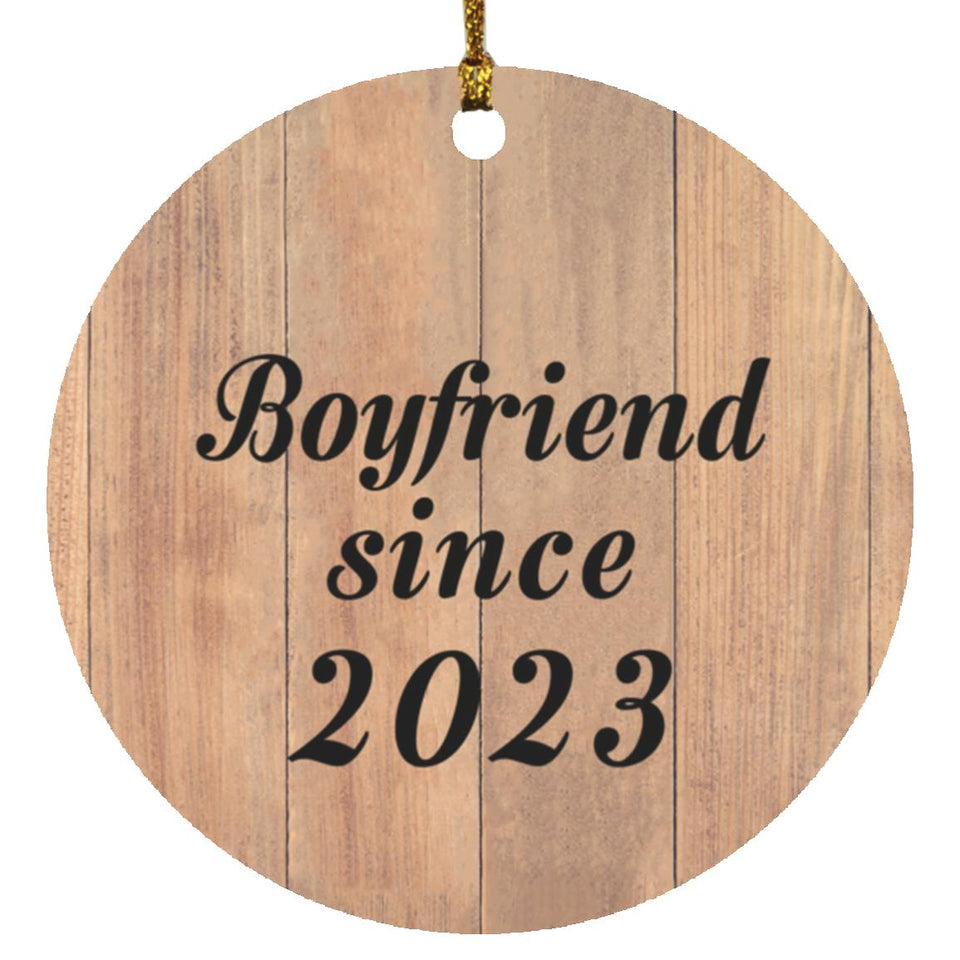 Boyfriend Since 2023 - Circle Ornament C