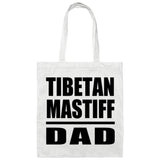 Tibetan Mastiff Dad - Tote Bag White
