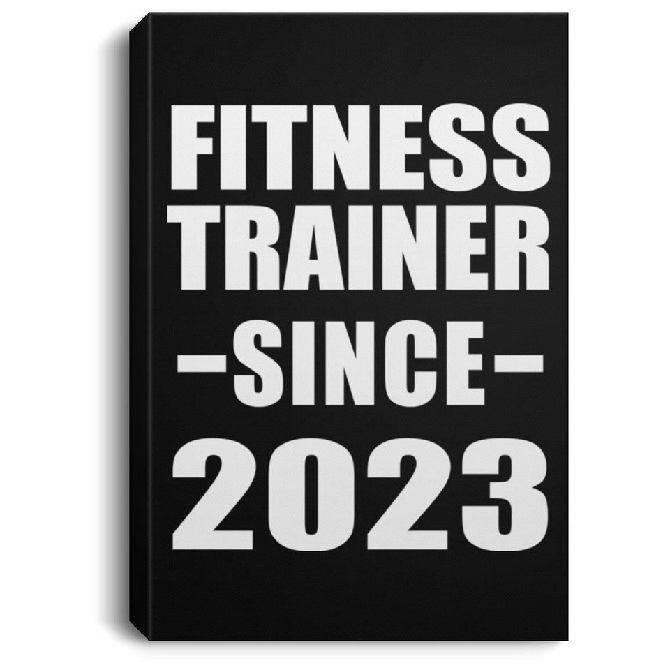Fitness Trainer Since 2023 - Canvas Portrait