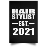 Hair Stylist Established EST. 2021 - Poster Portrait