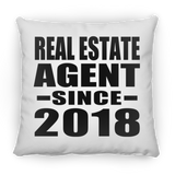 Real Estate Agent Since 2018 - Throw Pillow