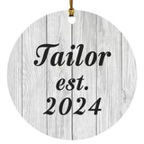 Tailor Established Est. 2024 - Circle Ornament F