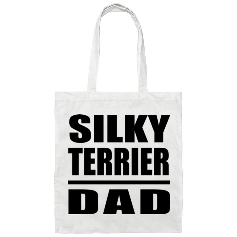 Silky Terrier Dad - Tote Bag White