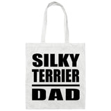 Silky Terrier Dad - Tote Bag White
