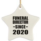 Funeral Director Since 2020 - Star Ornament