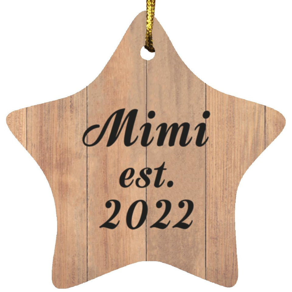 Mimi Established Est. 2022 - Star Ornament C