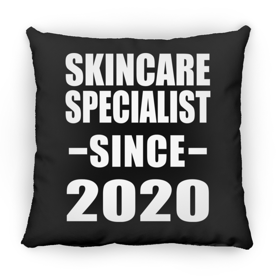 Skincare Specialist Since 2020 - Throw Pillow Black