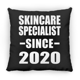 Skincare Specialist Since 2020 - Throw Pillow Black