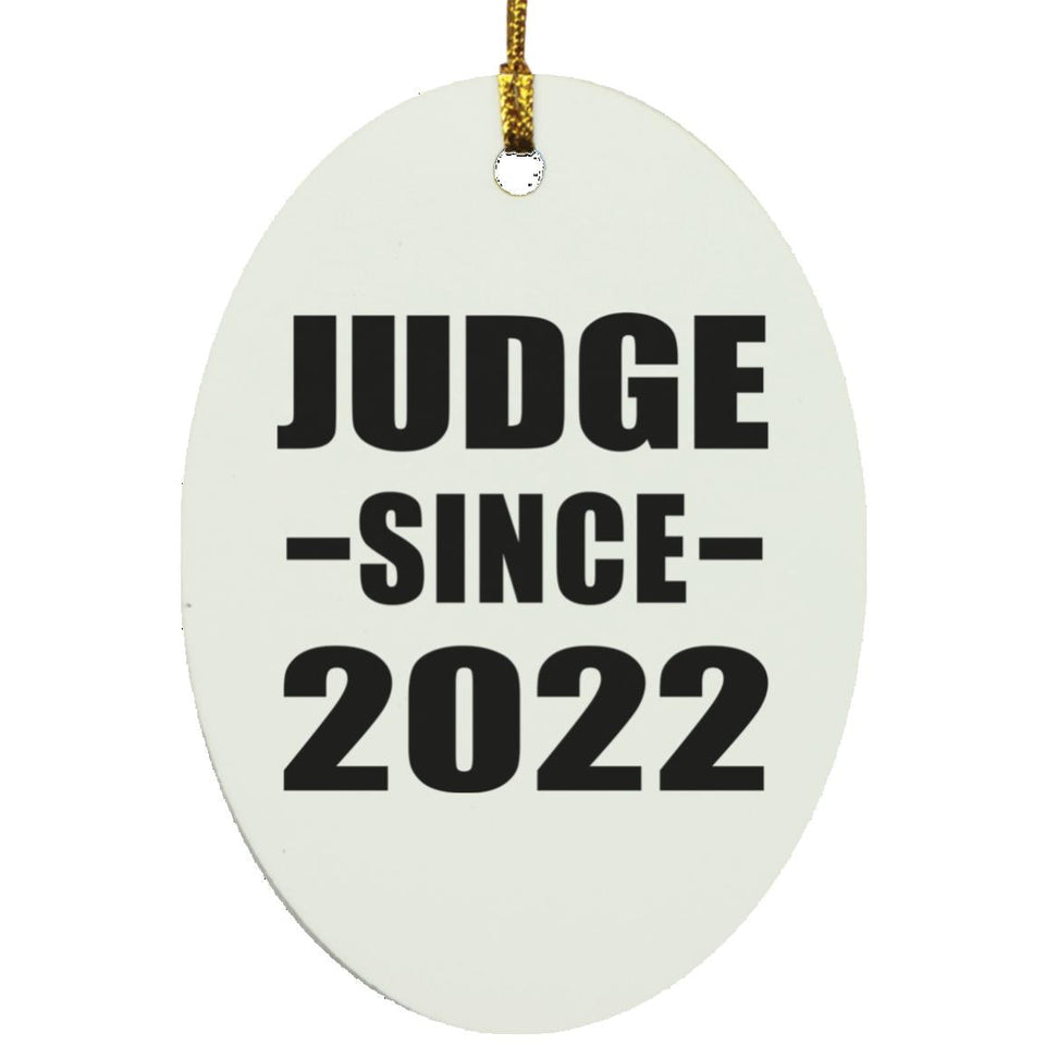 Judge Since 2022 - Oval Ornament
