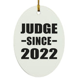 Judge Since 2022 - Oval Ornament