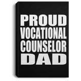 Proud Vocational Counselor Dad - Canvas Portrait