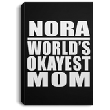 Nora World's Okayest Mom - Canvas Portrait