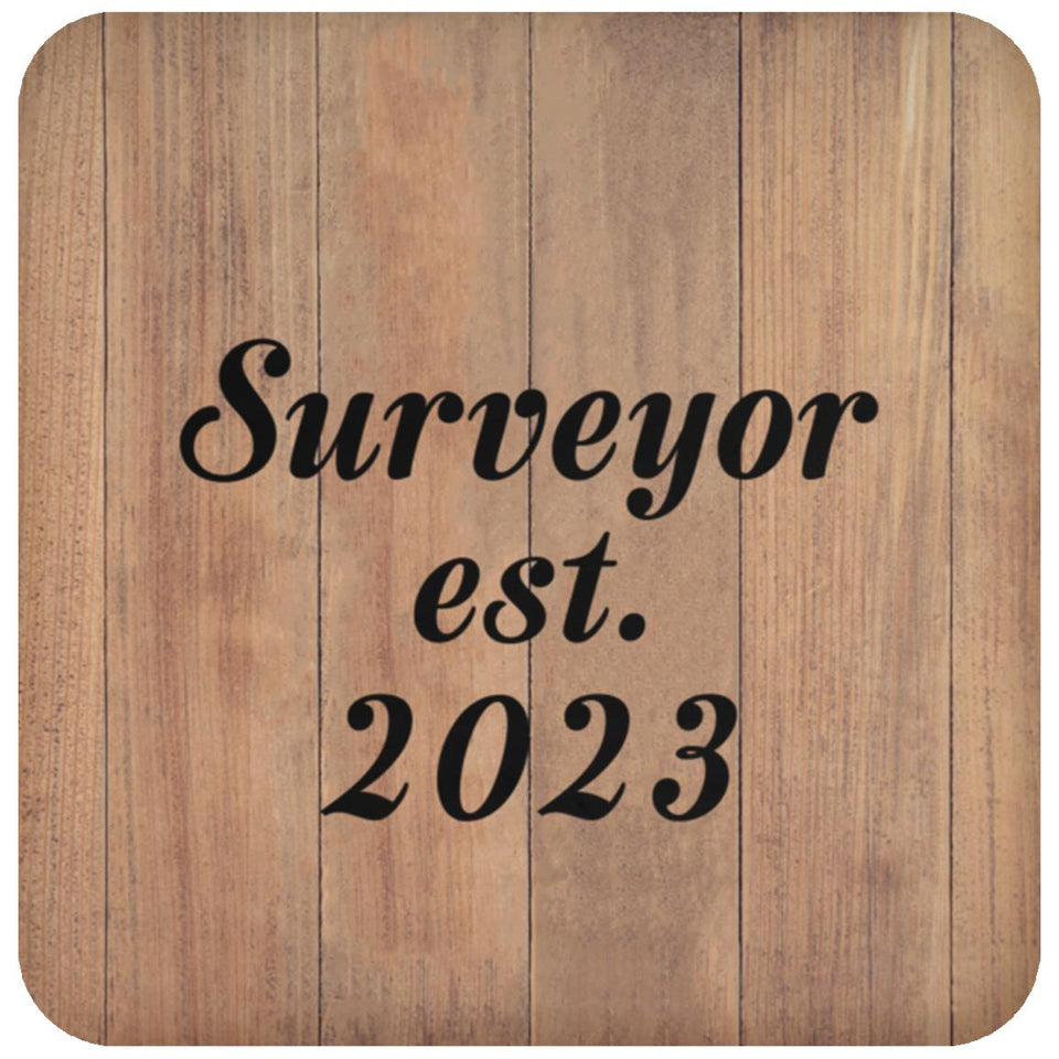 Surveyor Established Est. 2023 - Drink Coaster C
