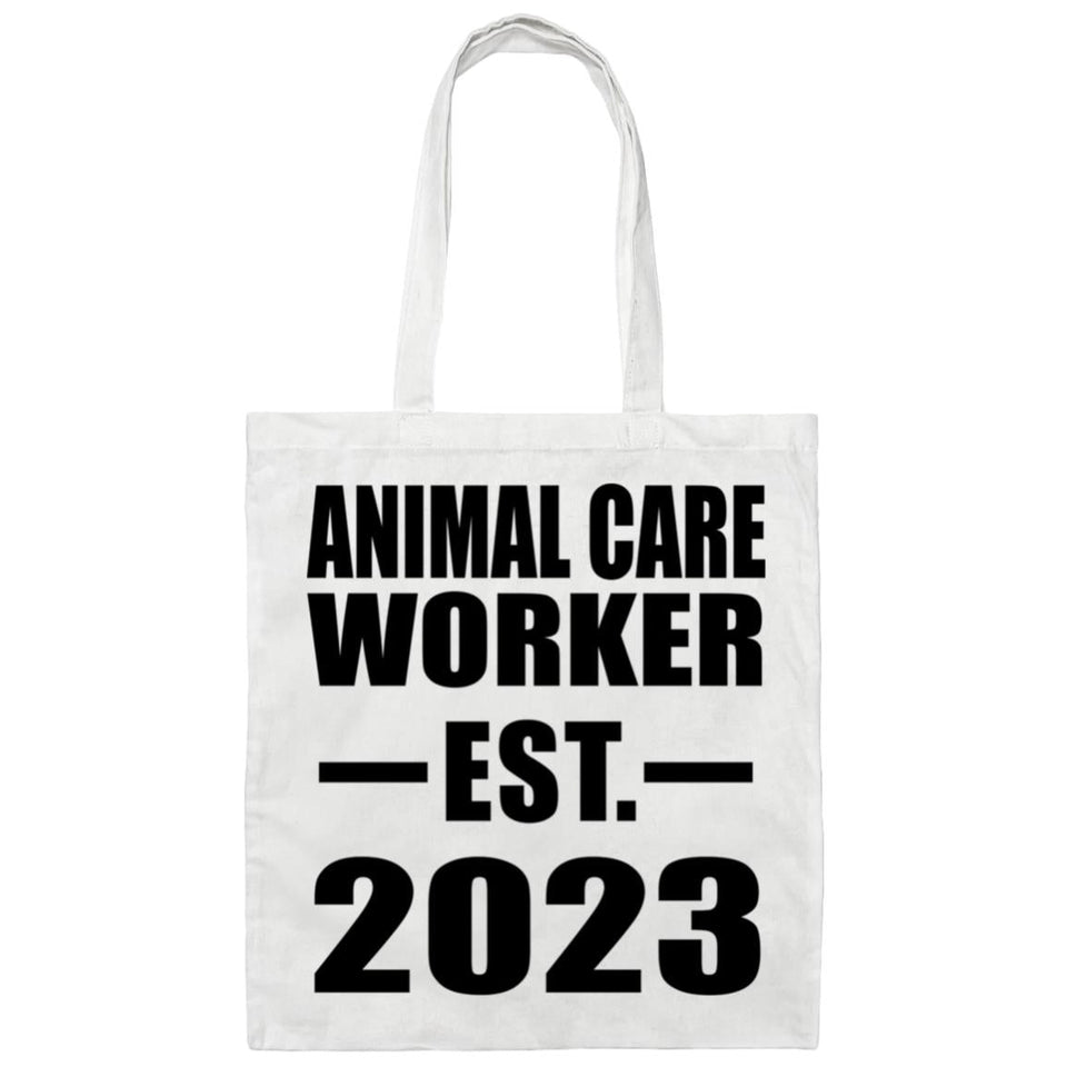 Animal Care Worker Established EST. 2023 - Tote Bag White