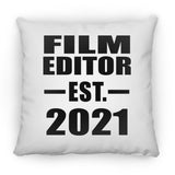 Film Editor Established EST. 2021 - Throw Pillow