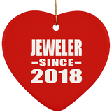 Jeweler Since 2018 - Heart Ornament