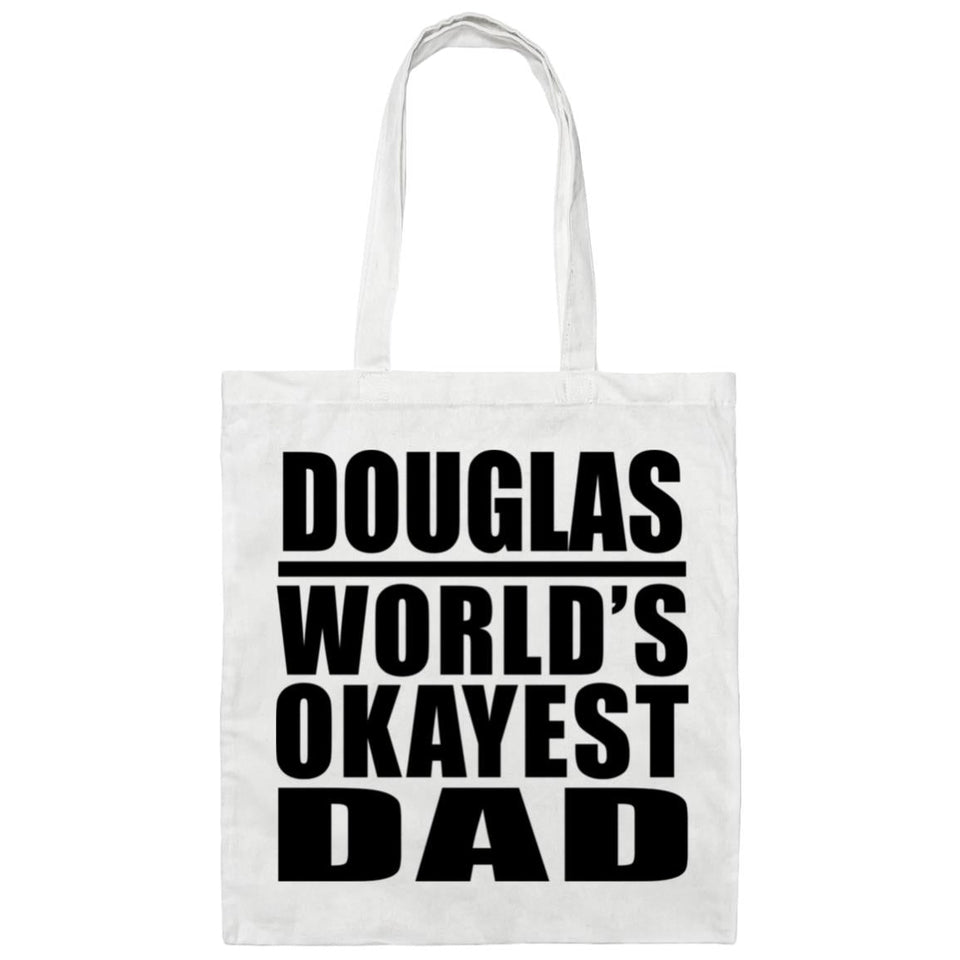 Douglas World's Okayest Dad - Tote Bag White