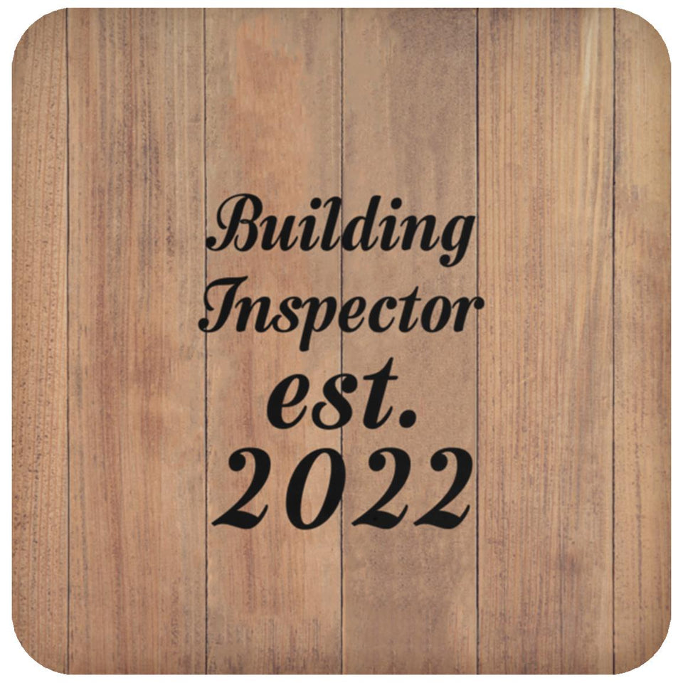 Building Inspector Established Est. 2022 - Drink Coaster C