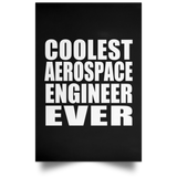 Coolest Aerospace Engineer Ever - Poster Portrait