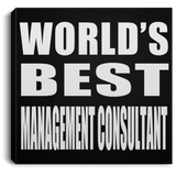 World's Best Management Consultant - Canvas Square